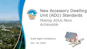 New Accessory Dwelling Unit ADU Standards Making ADUs