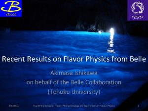 Recent Results on Flavor Physics from Belle Akimasa