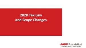 2020 Tax Law and Scope Changes IRA Contributions