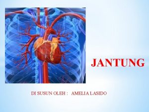 JANTUNG DI SUSUN OLEH AMELIA LASIDO Jantung merupakan