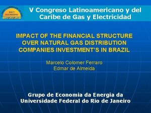 V Congreso Latinoamericano y del Caribe de Gas