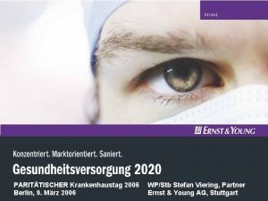 PARITTISCHER Krankenhaustag 2006 Berlin 9 Mrz 2006 WPStb