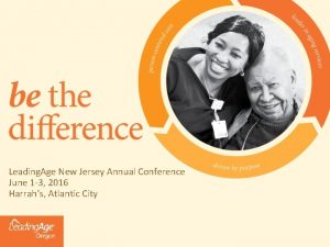 Leading Age New Jersey Annual Conference June 1