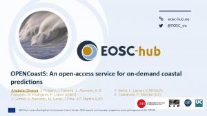 eoschub eu EOSCeu OPENCoast S An openaccess service