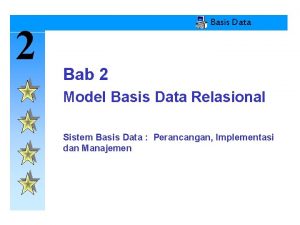 2 Basis Data Bab 2 Model Basis Data