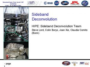 Herschel Open Time Cycle 1 DP workshop ESAC