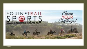 3172016 1 Equine Trail Sports PARTNERS IN TRAIL