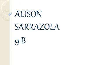 ALISON SARRAZOLA 9 B profesiones las profesiones ndice