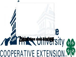 1 extension usu edu What Should the Review