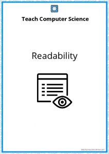 Teach Computer Science Readability teachcomputerscience com Readability Intro