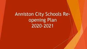 Anniston City Schools Reopening Plan 2020 2021 Family