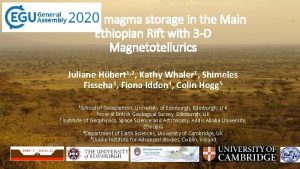 Imaging magma storage in the Main Ethiopian Rift