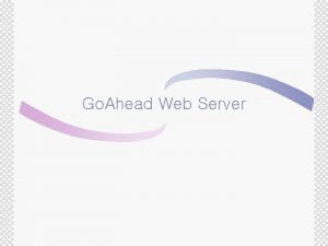 Goahead web server