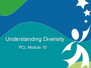 Understanding Diversity PCL Module 10 Understanding Diversity 2008