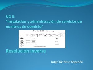 UD 3 Instalacin y administracin de servicios de