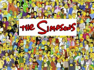 These are the Simpsons MARGE HOMER LISA BART