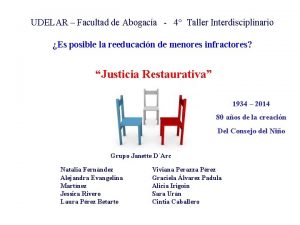 UDELAR Facultad de Abogaca 4 Taller Interdisciplinario Es