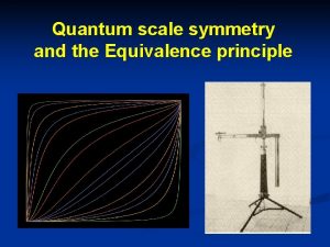 Quantum scale symmetry and the Equivalence principle Equivalence