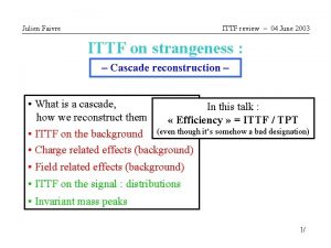 Julien Faivre ITTF review 04 June 2003 ITTF