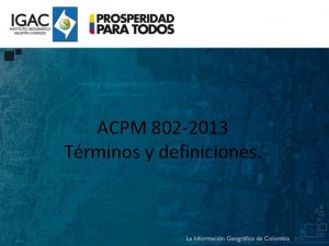 ACPM 802 2013 Trminos y definiciones Palabras y