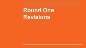 Round One Revisions Trade Poem with Partners 1