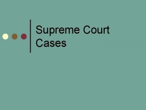 Supreme Court Cases Dred Scott v Sanford 1857