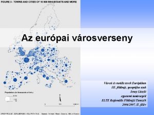 Az eurpai vrosverseny Vrosi s rurlis terek Eurpban