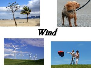 Wind What is wind Wind is air in