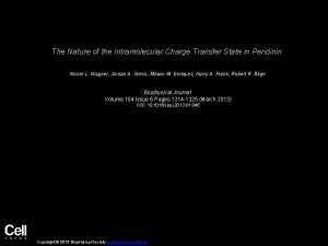 The Nature of the Intramolecular Charge Transfer State