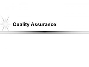 Quality Assurance Software Qualities Maintainer Good Documentation Readable