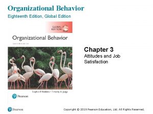 Organizational Behavior Eighteenth Edition Global Edition Chapter 3
