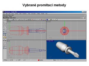 Vybran promtac metody Nzorn zobrazen Axonometrie kolm axonometrie