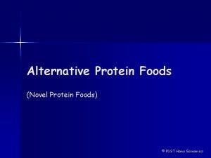 Alternative Protein Foods Novel Protein Foods PDST Home