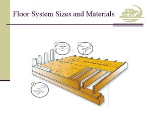 Floor System Sizes and Materials Lumber sizes Common