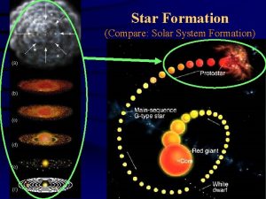 Star Formation Compare Solar System Formation Where Stars