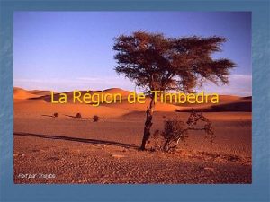 La Rgion de Timbedra Fait par Tneybe Donns