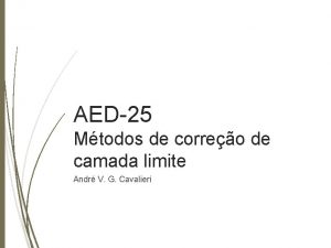 AED25 Mtodos de correo de camada limite Andr