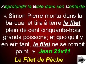 Approfondir la Bible dans son Contexte Simon Pierre