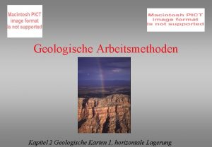 Geologische Arbeitsmethoden Kapitel 2 Geologische Karten 1 horizontale