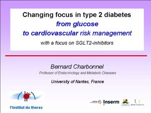 Changing focus in type 2 diabetes from glucose