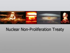 Nuclear NonProliferation Treaty Agenda Daily Log NPT Power