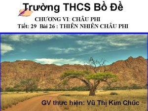 Trng THCS B CHNG VI CH U PHI