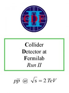 Collider Detector at Fermilab Run II Luminosit Performances