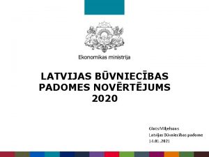 LATVIJAS BVNIECBAS PADOMES NOVRTJUMS 2020 Gints Mielsons Latvijas