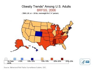 Obesity Trends Among U S Adults BRFSS 2006