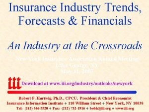 Insurance Industry Trends Forecasts Financials An Industry at