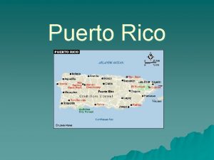 Puerto Rico u Puerto Rico officially the Commonwealth