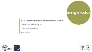 RITS Driver attitudes and behaviours tracker Wave 20