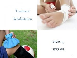 Treatment Rehabilitation SHMD 249 23052013 1 Injury Timeline