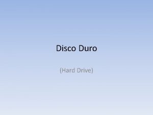 Disco Duro Hard Drive Datos Historicos El primer